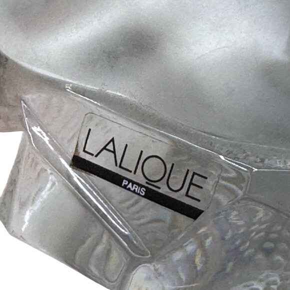 Lalique Crystal Seal Sea Lion Sculpture Signed Frosted Art Glass Original Stickr - Picture 2 of 10